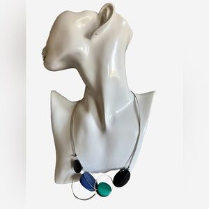 2/$15 - Modern Geometric Statement Necklace